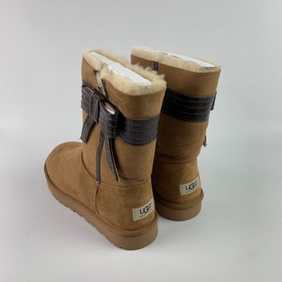 UGG Australia Women's Josette Chestnut Chesnut Bow - Picture 7 of 8